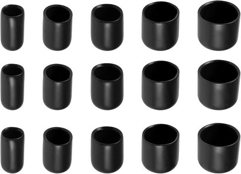 Screw Thread Protector Cover Rubber End Caps, [for Screw, Bolt] - 1/4" 3/8" 1/2" 3/4" 7/8" ID/Clear/25pcs in Saudi Arabia