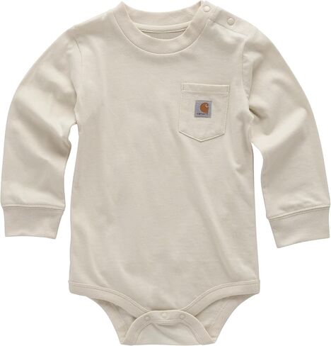 carhartt bodysuit بأكمام طويلة ، Turtledove ، 18 شهرًا in Kuwait