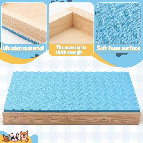 Chunful Dog Training Platform Non-Skid Surface Place Boards for Dog Portable Agility Training Equipment Pivot Box for Indoor or Outdoor Use Puppy Stand Place Boards in Kuwait