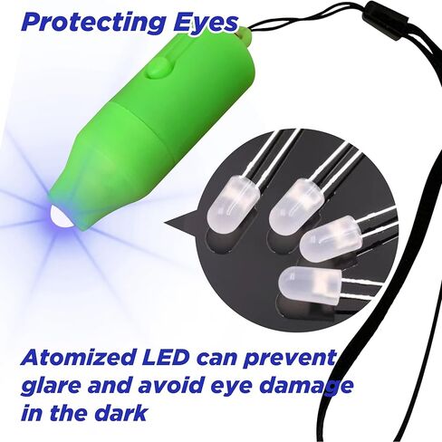 2 حزمة مصباح مصباح يدوي للأشعة فوق البنفسجية المصطلح بالأشعة فوق البنفسجية مع حزام معصم ، قلم فاتح أسود صغير للاكتشافات ، ضوء الأشعة فوق البنفسجية الصغيرة لأظافر الهلام ، سامل بلاكايت قلم in Kuwait