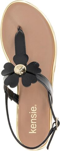 kensie Women's Maeve Flat Sandal in Saudi Arabia