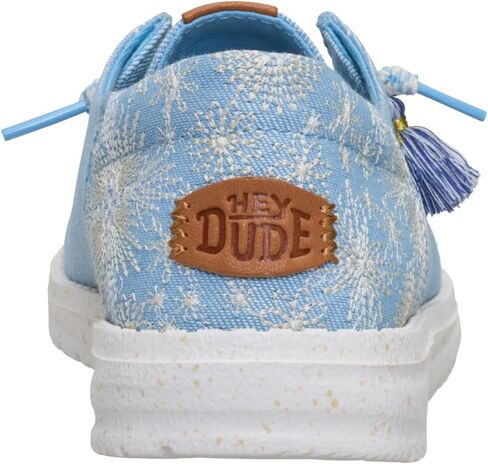 HEYDUDE Wendy Funk Embroidered Floral Olive Size 7, Womens Shoes, Slip-on Loafers, Comfortable & Light-Weight in Saudi Arabia