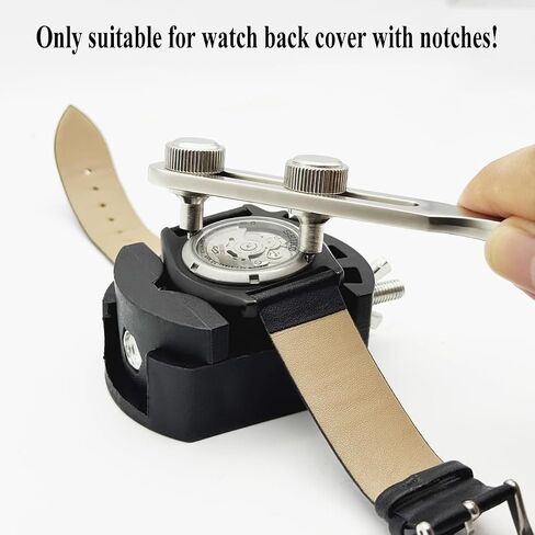 Watch Case Back Remover Tool, Adjustable Watch Wrench for Threaded Back Covers Watchmaker Repair Kit for Battery Replacement in Saudi Arabia