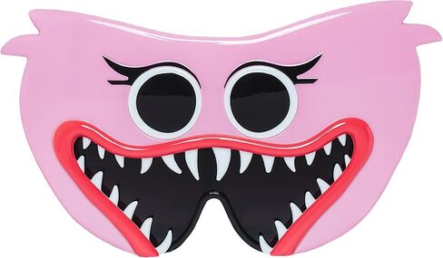 Sun-Staches Official Poppy's Playtime Sunglasses | Kissy Missy or Huggy Wuggy Costume Accessory | One Size Fits Most Kids in Saudi Arabia