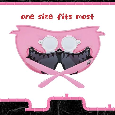 Sun-Staches Official Poppy's Playtime Sunglasses | Kissy Missy or Huggy Wuggy Costume Accessory | One Size Fits Most Kids in Saudi Arabia