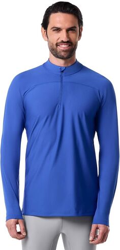 Coolibar UPF 50+ Men's Nocona Zip Rash Guard - Sun Protective in Saudi Arabia
