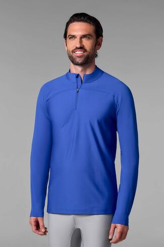 Coolibar UPF 50+ Men's Nocona Zip Rash Guard - Sun Protective in Saudi Arabia