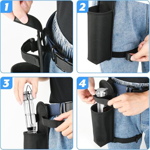 حامل الحزام Cosmos Lightsaber Lightsaber hilt حمل الحافظة الساق مع حلقة حزام قابلة للتعديل ، حقيبة الفخذ الصابر الخفيفة لملحق زي Cosplay in Kuwait