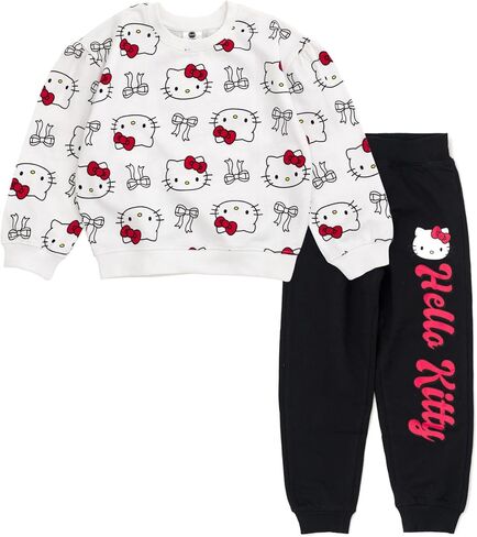 Hello Kitty Girls Sweetshirt و Gogger Pants Outfit Toddler لأحجام الأطفال الكبيرة (2T - 14-16) in Kuwait