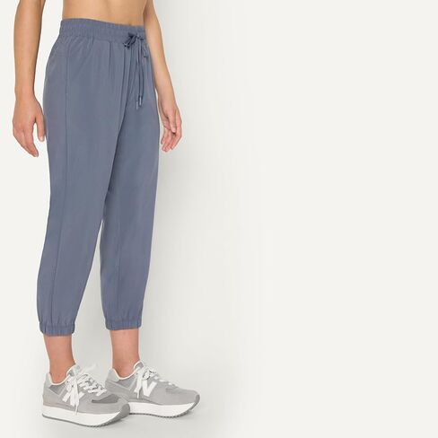 Amazon Essentials Women's Performance Stretch Woven Crop Jogger Pant in Saudi Arabia
