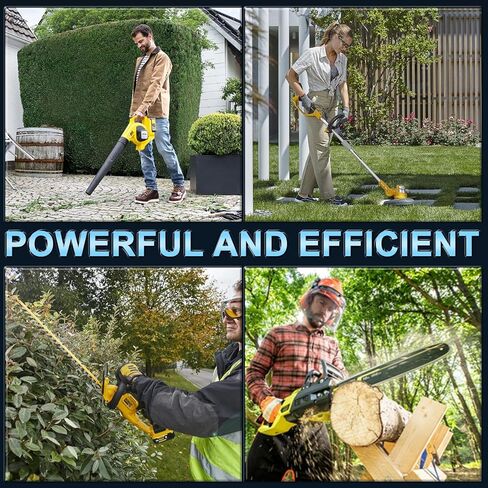 بطارية بديلة 8000 مللي أمبير في الساعة بطارية ليثيوم أيون لأدوات بطارية DeWalt 20V Max-متوافقة مع DCB200/DCB201/DCB206/DCB207 in Kuwait