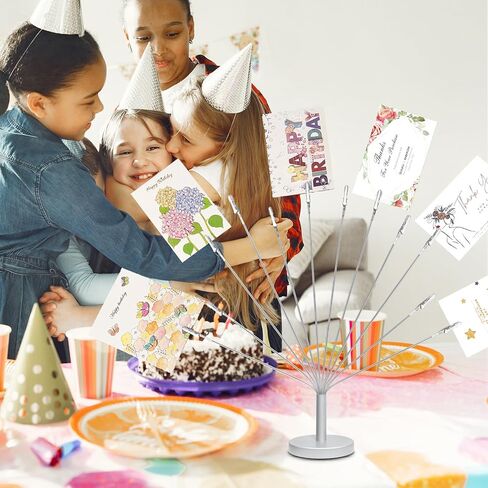 حامل شجرة الصور مع قاعدة معدنية ، 12 مقاطع مرنة ودائمة فروع الأموال حامل بطاقة الهدايا مع مقاطع ، أشجار الصور لعقد صور لاستقبال حفل تحية حفل زفاف عيد ميلاد هدية حفلة عيد ميلاد in Kuwait