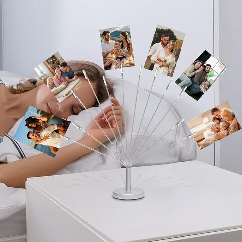 حامل شجرة الصور مع قاعدة معدنية ، 12 مقاطع مرنة ودائمة فروع الأموال حامل بطاقة الهدايا مع مقاطع ، أشجار الصور لعقد صور لاستقبال حفل تحية حفل زفاف عيد ميلاد هدية حفلة عيد ميلاد in Kuwait