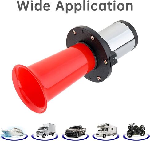Ooga Horn 12V Kit ، Classical Car Horn Ooga Air Horn Car Truck Auto Antique Ahooga Vintage Classic Style Old Horn 110dB in Kuwait