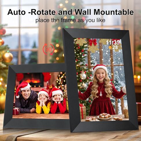 Frameo 15.6 بوصة إطار صورة رقمي WIFI ، إطار صور رقمي كبير 1920 × 1080 IPS HD شاشة تعمل باللمس ، وتخزين 32 جيجابايت شارك الصور/مقاطع الفيديو ، الطاولة والجدار ، حفل زفاف ، عيد ميلاد ، هدايا لأحبائهم in Kuwait