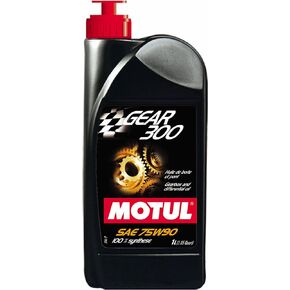 Motul Gear 300 Fully Synthetic Gearbox Oil - 75W90 1L (Pack of 6)