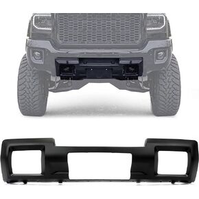 الغطاء السفلي للوحة الانزلاق الأمامية من ECOTRIC متوافق مع 2015-2019 GMC Sierra 2500/3500 HD 4 أبواب لاستبدال GM1053103C 23178964 23178780 فضي
