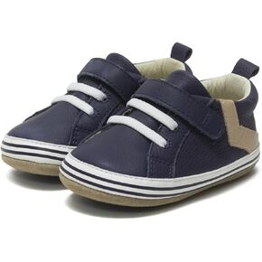 Robeez Baby Boys and Unisex First Kicks Slip Resistant Shoes & Sneakers for Infant and Toddler