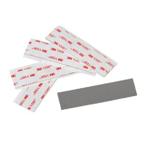 3M VHB 4936 Heavy Duty Tape in Gray - [Pack of 5] 0.75 in. (W) x 3 in. (L) Double Sided Tape Strip with Conformable Foam Core. Adhesive Tapes and Sealants