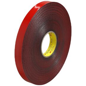 3M VHB 4646 Heavy Duty Mounting Tape - 1 in. (W) x 15 ft. (L) Permanent Bonding Double Sided Tape Roll. Heavy Duty Sealants