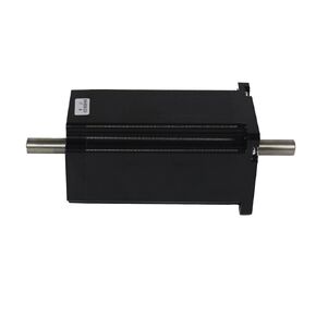 CNCTOPBAOS Nema34 Stepper Motor 5.0A 154mm Length,12Nm 1600oz-in 1.8° 2-Phase Hybrid,with Key-Way 14mm Dual Shaft for CNC Router Milling Lathe Large Engraving Machine 34HS5802B