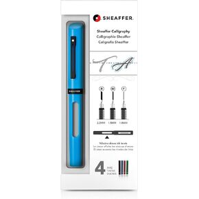 Sheaffer Black Calligraphy Pen with Fine Nib and Black Trim