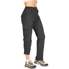 Women's Hiking Pants Convertible Quick Dry Lightweight Zip Off Fishing Safari Pants