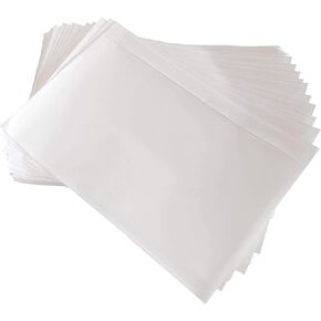 5.5" x 7.5" Clear Packing List Envelope Adhesive Invoice Sleeve 5x7 (100 pack)