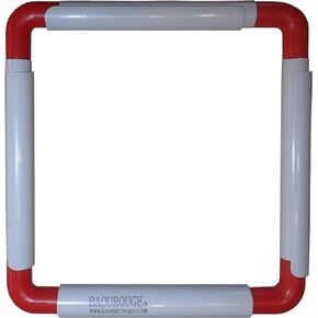 BaouRouge Universal Clip Frame for Embroidery, Quilting, Cross-Stitch, Needlepoint, Silk-Painting, etc - (External Size: 8.6" x 8.6" - Work Area: 5.9" x 5.9")