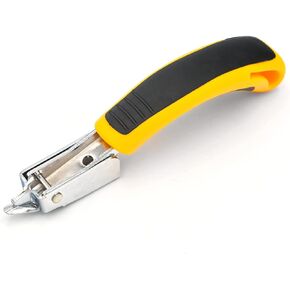 GEARLINTON Staple Remover Heavy Duty for Upholstery Staple Puller Lifter with Ergonomic Handle for Removing Nails in Furniture Carpet Floor Carton, Yellow