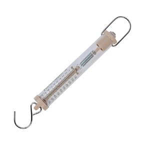 Sci-Supply Newton Force Meter Spring Scale - Max Capacity 3000g/30N, Dual Scale Labeled White Scale (1)