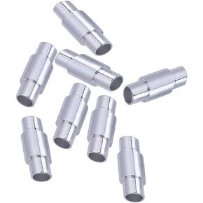 Newsfana Aluminum spacers Skates 8-Pack Spacers for 6mm Axles Spacers (Silver)