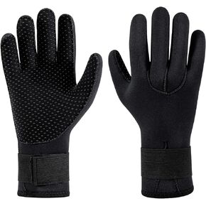 YDQUANI 5mm Wetsuit Gloves Neoprene Diving Gloves Thermal Anti-Slip Scuba Gloves for Men Women Snorkeling Open Water Swimming Kayaking Surfing Fishing