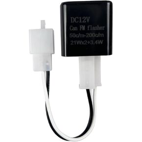 TECTEK قابل للتعديل 2 الشق الإلكترونية LED المتعري التتابع مع أسلاك للدراجات النارية والدراجات البخارية بدوره إشارات فرط فلاش 2 دبوس وماض التوصيل والتشغيل