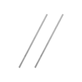 uxcell 3mm x 300mm 304 Stainless Steel Solid Round Rod for DIY Craft - 2pcs