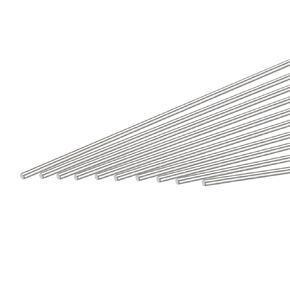 MECCANIXITY 304 Stainless Steel Round Rods Bar,1.6mm Diameter 150mm Length for Various Shaft DIY Craft Model Car Plane Ship Pack of 10