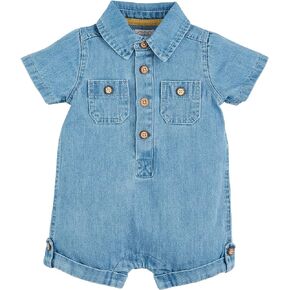 Mud Pie baby-girls Baby Light Wash Denim 1pc Baby Light Wash Denim 1Pc;