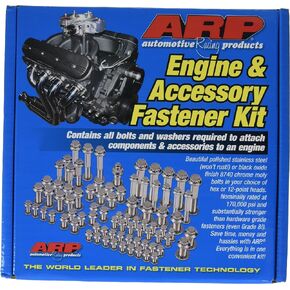ARP 5949501 Engine And Accessory 12-Point Fastener Kit, Polished Stainless Steel, For Select Pontiac 350-400-450 CID Applications