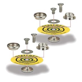 DESCO 09864 (Pack of 2) Universal SNAP MOUNTING KIT