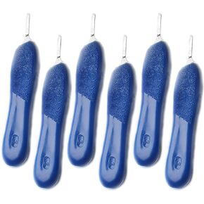 AAProTools Lot Of 6 Scalpel Handle #3, Blue Plastic Grip - Fitting Surgical Blades #10 Thru 15
