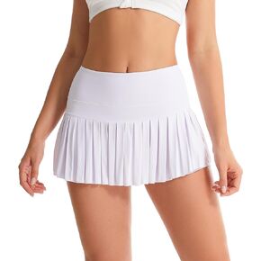 Gyozelem Women Tennis Skirt Golf Skorts Athletic High Waisted Sport Workout Pleated Pickleball Shorts with Pockets