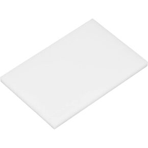 Walfront Leather Punch Board White Plastic Cutting Hole Punch Stamping Tool Board for Leather Working DIY Craft