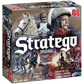 Jumbo, Stratego - Original, Strategy Board Game, 2 Players, Ages 8 Year Plus