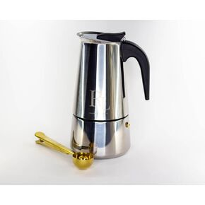 RAGNAR LEGACY RL Italian coffee maker with integrated coffee spoon and clip, included for free. 9 -cup