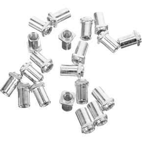 SUPVOX 20pcs Replacement Tom Lug Swivel Nuts Drum Stand Sleeve Electric Guitar Accessories Hipshot Locking Tuners Electronic Drum Swivel Nut Drum Screws Drum Part Floor Iron M5 Snare