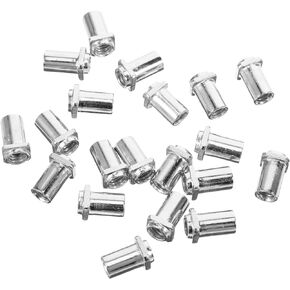 SUPVOX 20pcs Replacement Tom Lug Swivel Nuts Drum Stand Sleeve Electric Guitar Accessories Hipshot Locking Tuners Electronic Drum Swivel Nut Drum Screws Drum Part Floor Iron M5 Snare