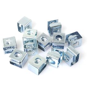 TAODAN 12Pcs M6 Slide-on Cage Nuts Special-Shaped Cage Nut