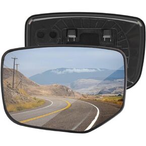 AUTOXBERT Passenger Right Side Mirror Glass Heated Fit for 2008 2009 2010 2011 2012 Honda Accord With Backing Plate (Non-Heated)