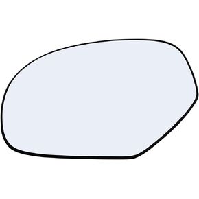 Driver Side Mirror Glass Assembly With Plastic Backing Plate Non-Heated Compatible With Chevrolet Silverado, Avalanche, Suburban, Tahoe, GMC Sierra, Cadillac Escalade (2007-2014)