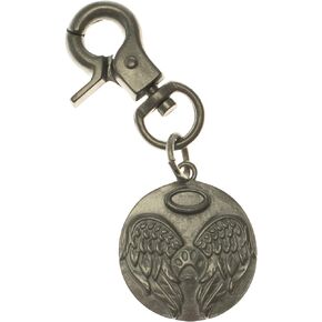 Pet Memorial Loyal Companion Silver Tone 3 x 1 Zinc Alloy Metal Key Chain Charm